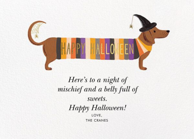 Hot Dog Halloween (Greeting) by Rifle Paper Co.