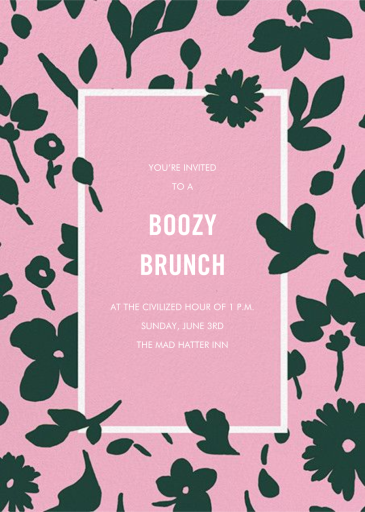 Floral Splash - Brunch Invitation by kate spade new york