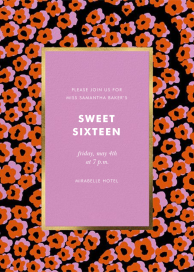Wild Flora - Sweet 16 Invitation by kate spade new york