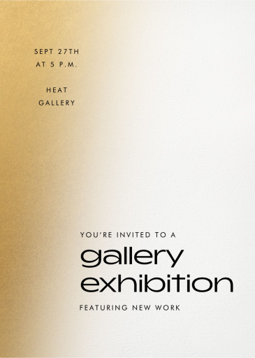 Color Melt - Art Exhibition Invitation by Paperless Post