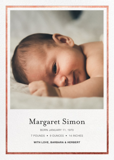 Gracile (Announcement) by Paperless Post