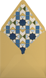 Mosaic Beauty - Paperless Post Envelope