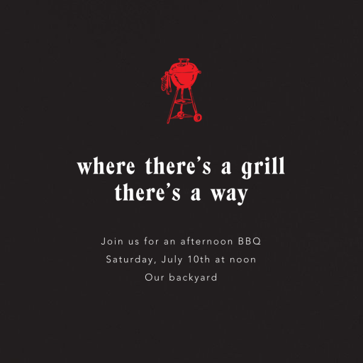 Black - Party Invitation by Paperless Post