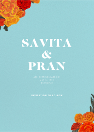 Benares (Save the Date) by Paperless Post