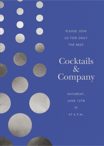 Shiny Spots - Cocktail Party Invitation by kate spade new york