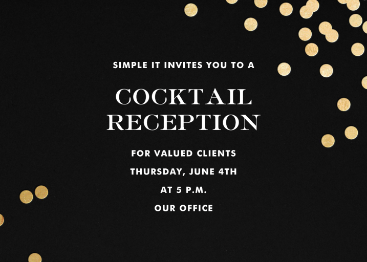 Confetti kate spade new york - Cocktail Party Invitation by kate spade new york