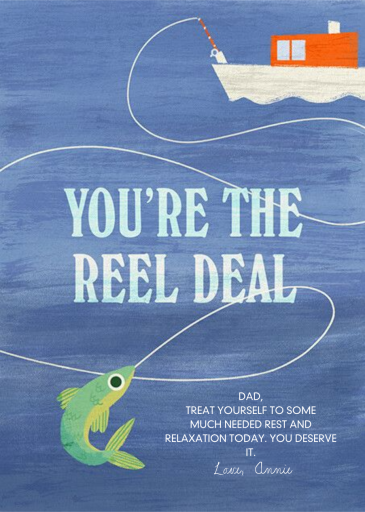Reel Deal - Father's Day Card by Paperless Post