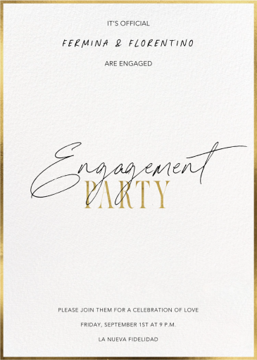 Love Engaged - Engagement Party Invitation by Paperless Post