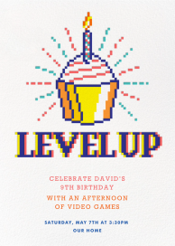 8-Bit Birthday by Paperless Post