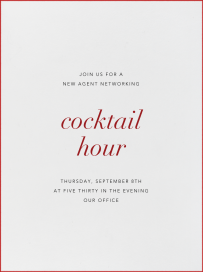 Ivory Stained Edge by Paperless Post