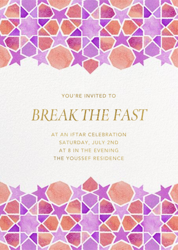 Starry Mosaic - Invitation by Paperless Post