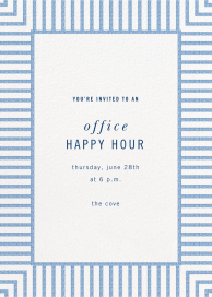 Seersucker Stripe - Happy Hour Invitation by kate spade new york