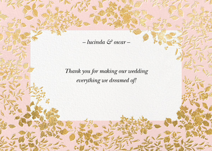 Richmond Park (Stationery) - Thank You Card by Oscar de la Renta