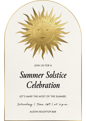 Grecian Sun - Summer Party Invitation by Paperless Post