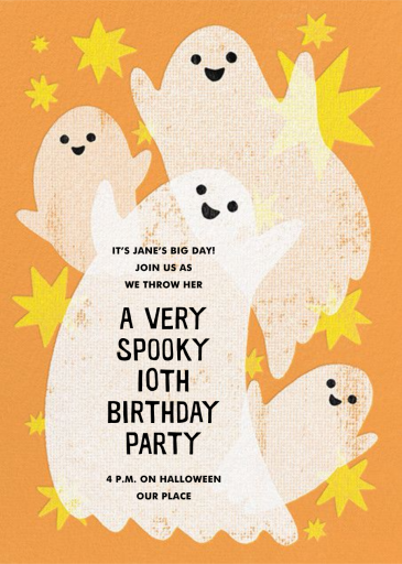 Glowing Ghosts by Paperless Post