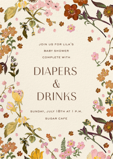 Botanical Garden - Baby Shower Invitation by Liberty