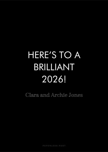 Peace Moderne - New Year's Card by Paperless Post - Back