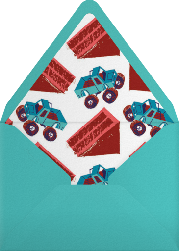 Monster Cake Rally - Paperless Post Envelope