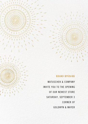 Firework - Launch Party Invitation by Paperless Post