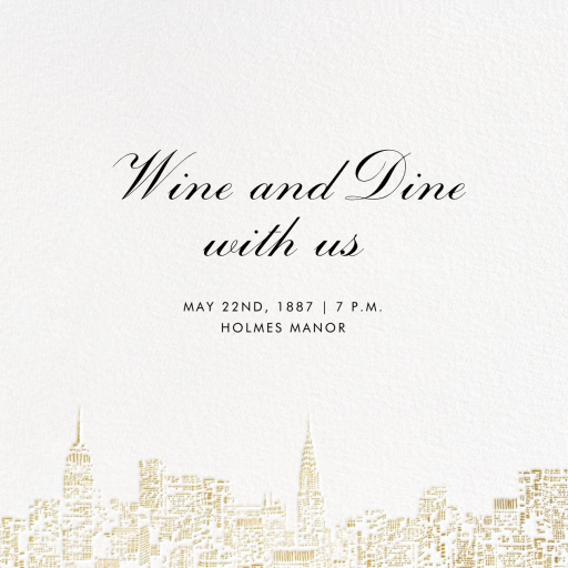City Lights - Party Invitation by kate spade new york