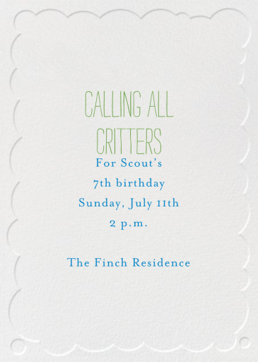 Confetti Letters by Paperless Post - Back