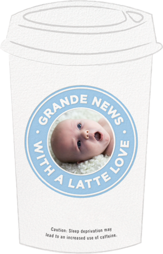 Fresh Brewed - Birth Announcement by Cheree Berry Paper & Design