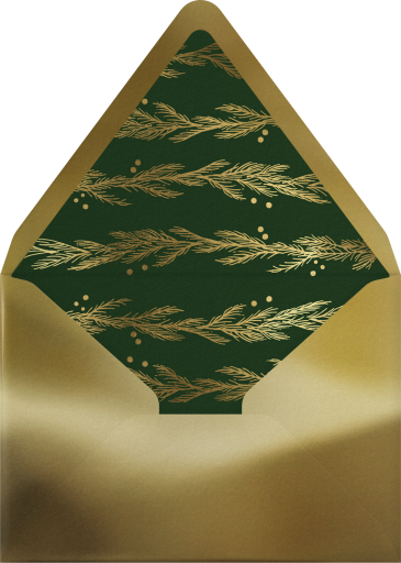 Festive Winter Pine - paperless_post Envelope