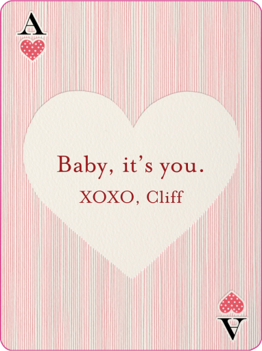 Ace of Heart - Valentine's Day Card by Paperless Post - Back