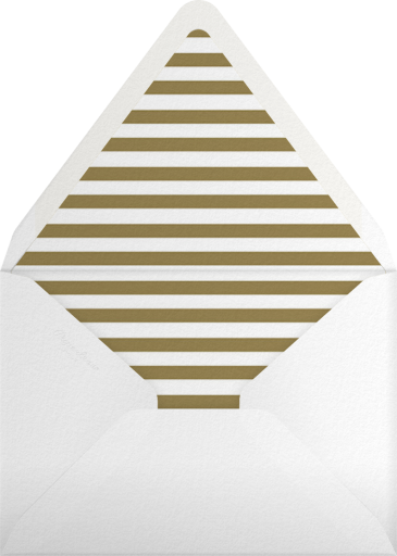 Gold Flourish - The Indigo Bunting Envelope