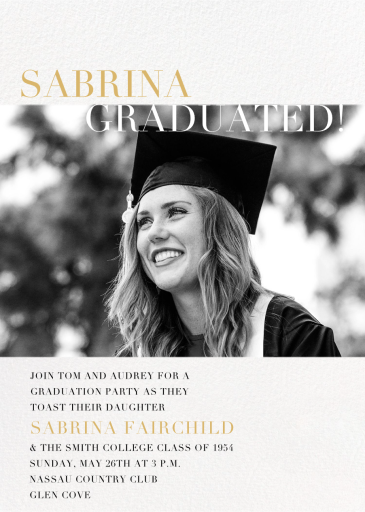 Accomplished - Graduation Party Invitation by Paperless Post