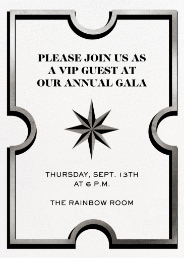 Octogram - Business Event Invitation by Jonathan Adler