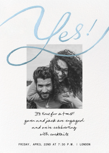 A Million Times Photo - Engagement Party Invitation by Paperless Post