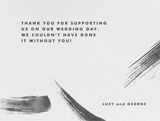 Gesture I (Thank You) - Stationery by Paperless Post