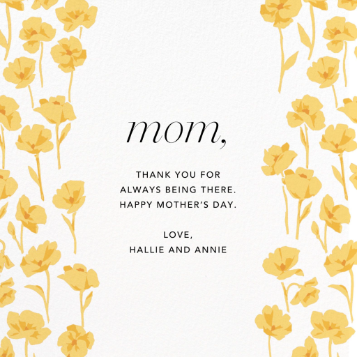Magic Garden - Mother's Day Card by Carolina Herrera