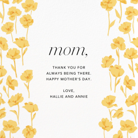 Magic Garden - Mother's Day Card by Carolina Herrera