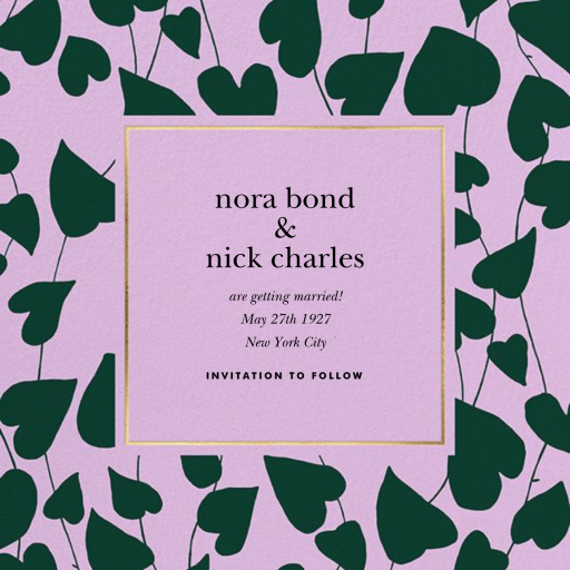 Climbing Hearts - Save the Date by kate spade new york