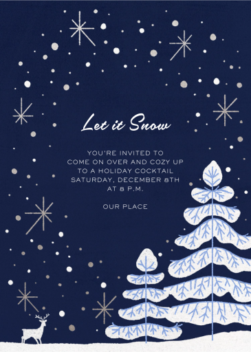 Snow Cap - Holiday Party Invitation by Paperless Post