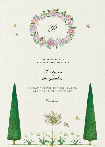 Topia - Spring Party Invitation by Stephanie Fishwick