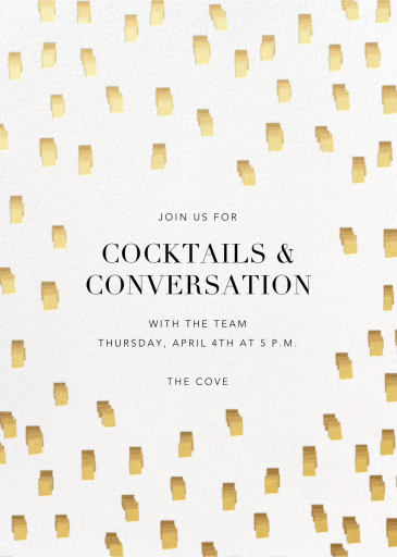 Flickering Lights - Cocktail Party Invitation by Kelly Wearstler