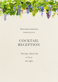Napa - Cocktail Party Invitation by Felix Doolittle