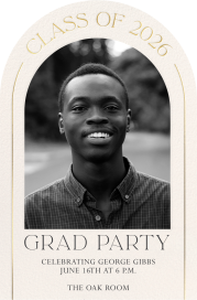 Under the Arch - Graduation Party Invitation by Paperless Post