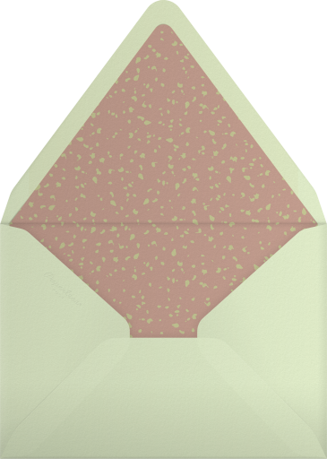 Cocktail Hand NYE Invitation Envelope