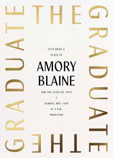 The Graduate - Celebration Invitation by Paperless Post