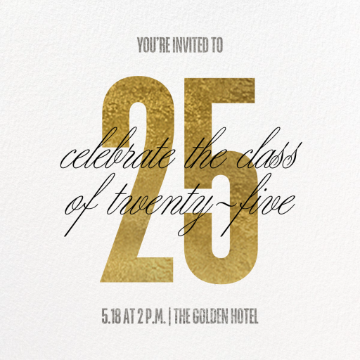 High Roller - Graduation Party Invitation by Paperless Post