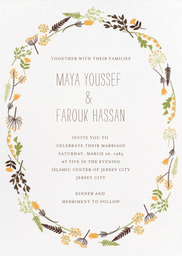 Willowmarsh Tall - Wedding Invitation by Paperless Post