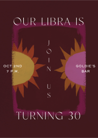 Astrological - Birthday Invitation by Jungalow