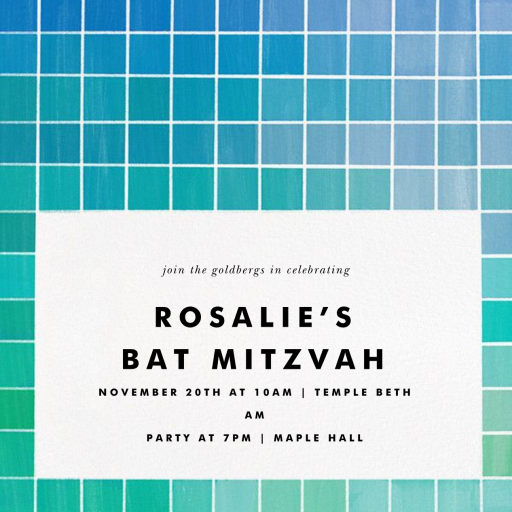 Chromatic - Bar & Bat Mitzvah Invitation by Kelly Wearstler