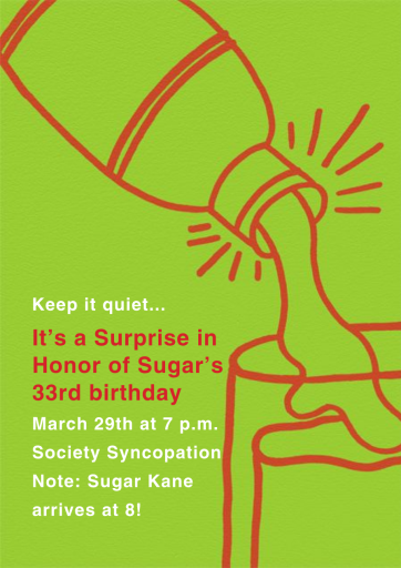 Shake N Roll - Surprise Party Invitation by Paperless Post