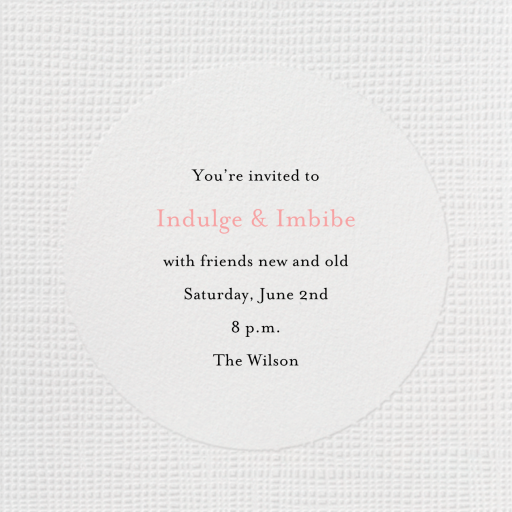 Linen - Dinner Party Invitation by Paperless Post