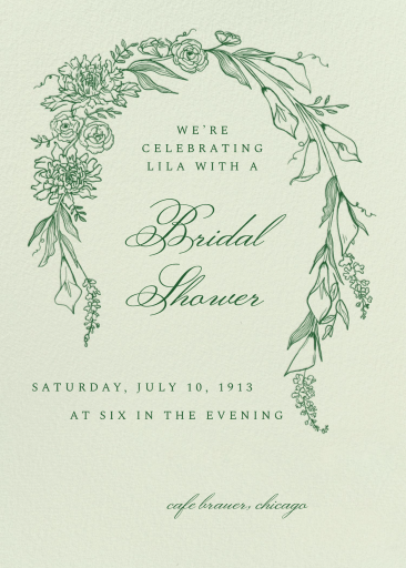 Blooming Arch - Bridal Shower Invitation by Paperless Post